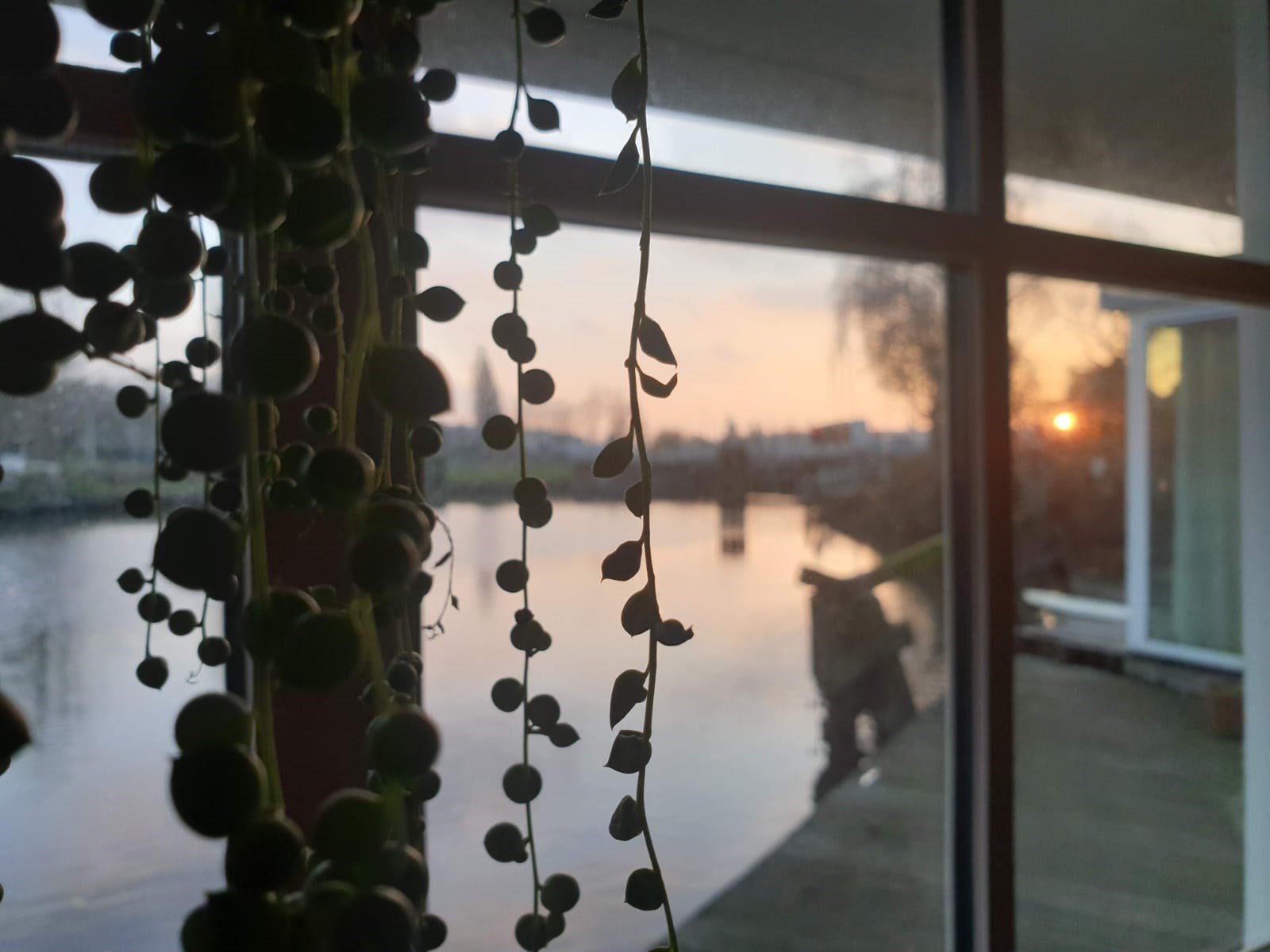 Boothuis op een rustig plekje en toch vlakbij het centrum van Amsterdam