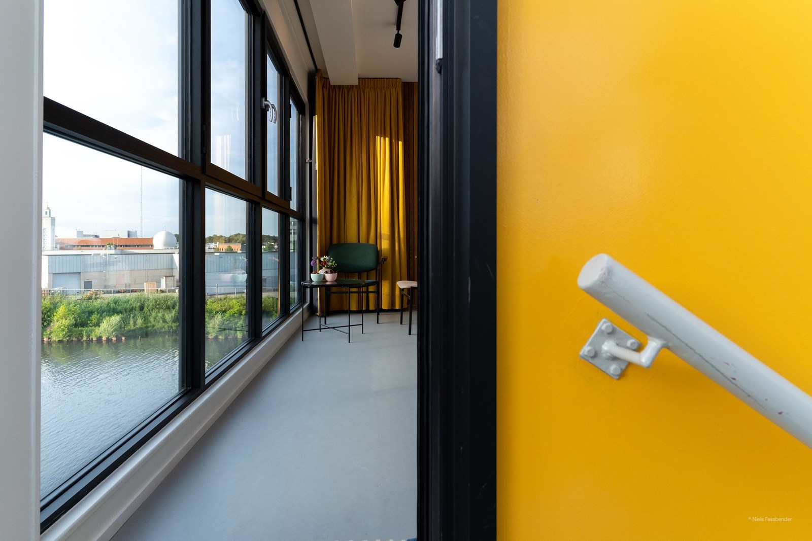 Hotelkamer in een Hijskraan die je zelf kunt draaien