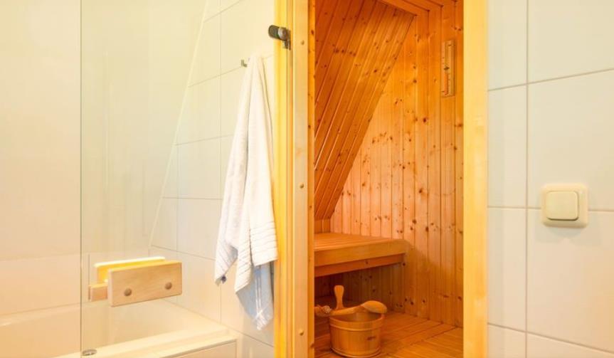 A-frame wellness lodge met whirlpool en sauna