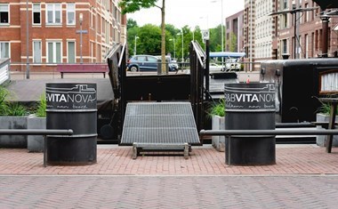 Groepsaccommodatie op een vrachtschip