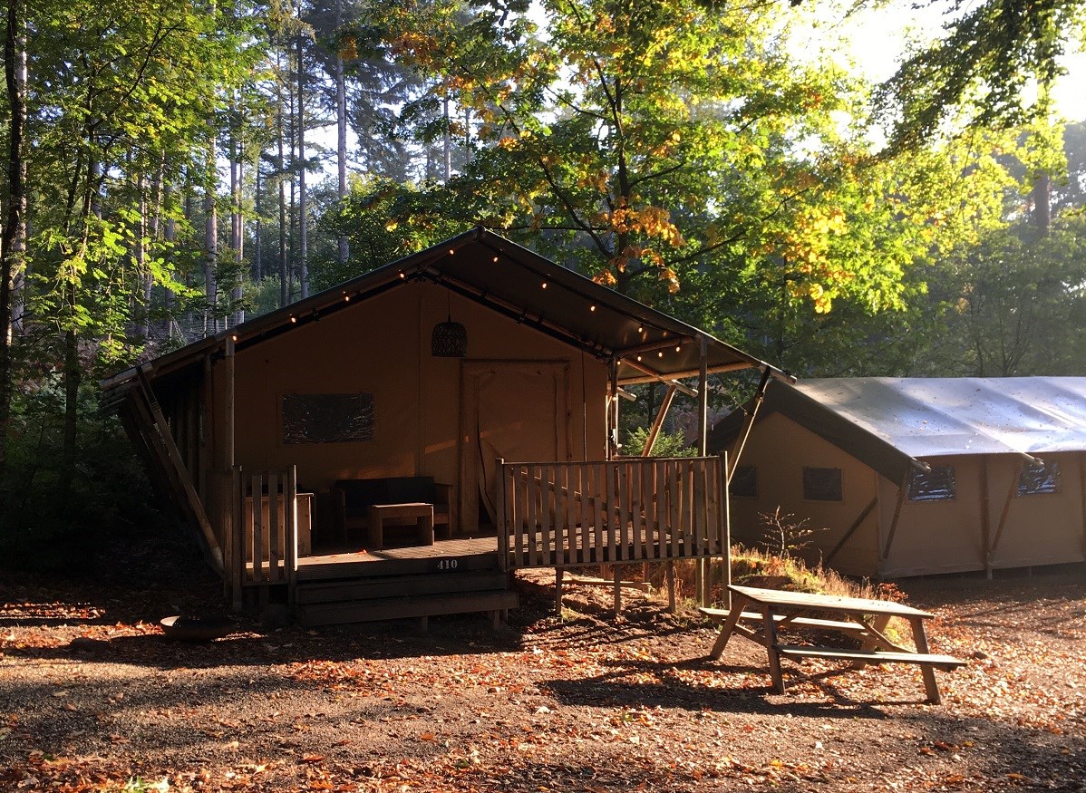 Glamping in de mooist gelegen Lodgetent van Nederland