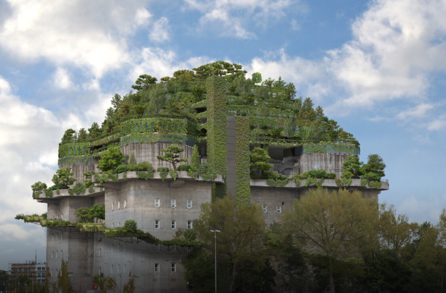 Nieuw nhow Hotel in Hamburg komt bovenop bunker