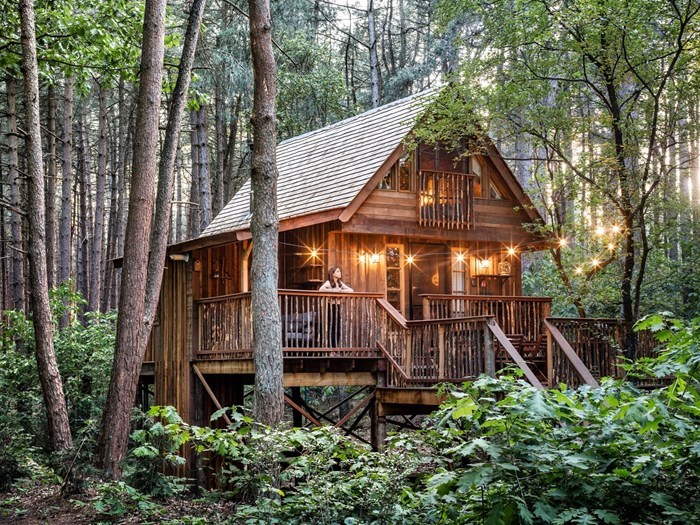 Slapen midden in de natuur