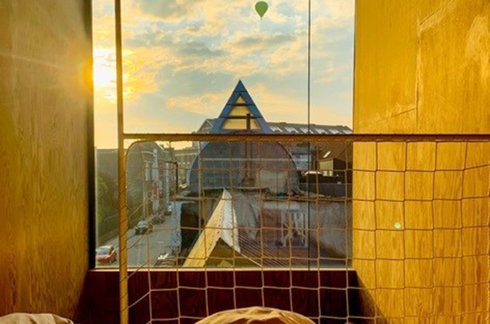 Logeren in de zeecontainer van Studiomie in Gent