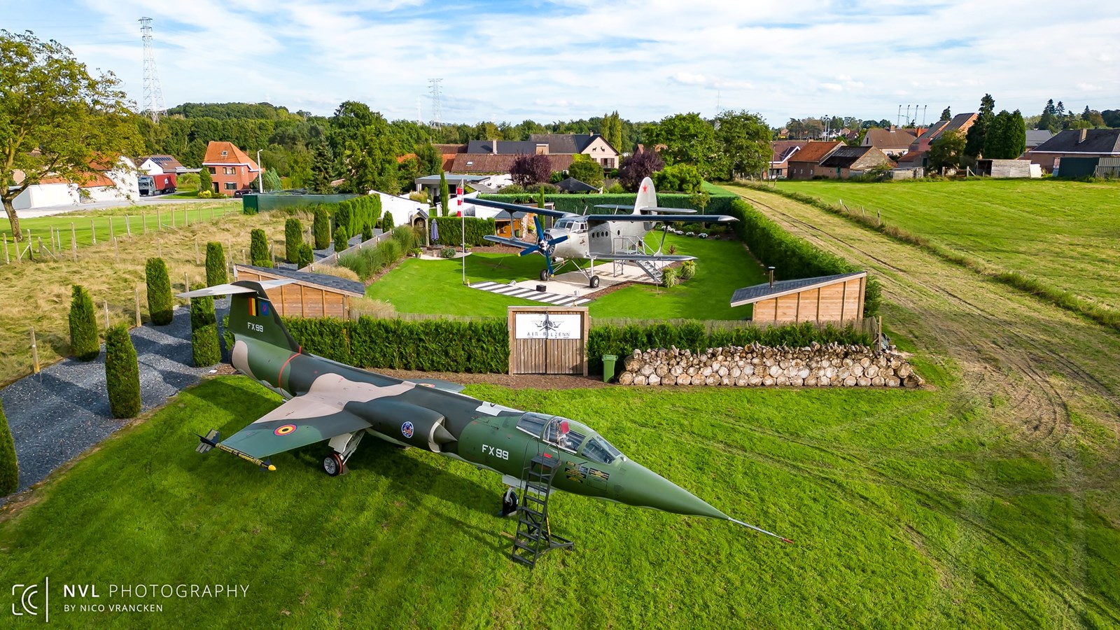 Luc verbouwde een vliegtuig tot bed & breakfast