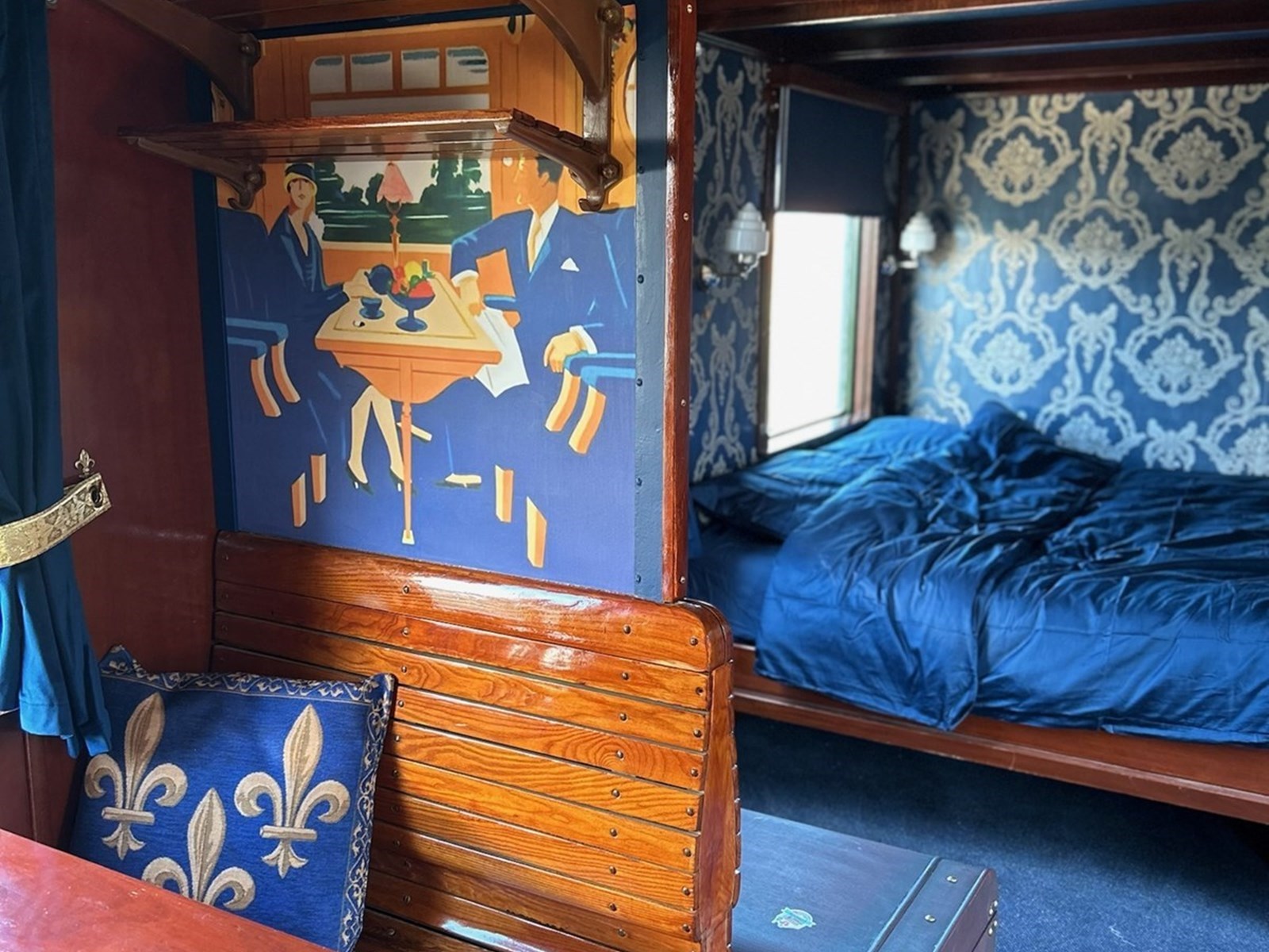 Slapen in je eigen rijtuig vol nostalgie en sfeer
