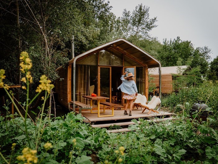Kom overnachten in een cosy cabin bij het strand van Oostende (BE)