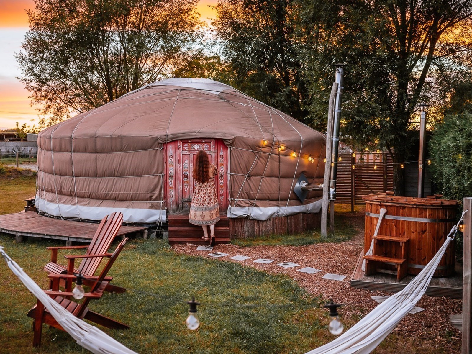 Ontdek deze dromerige yurt in Blandain