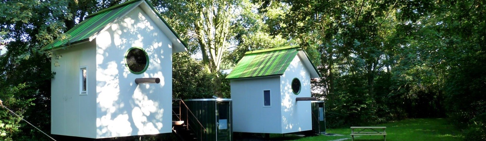 Slapen in een Vogelhuisje