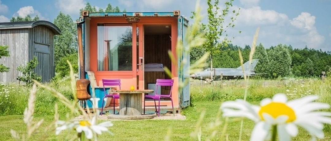 Overnachten in een (zee)container